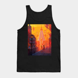 canvas of life orange Tank Top